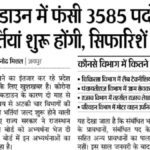 Rajasthan Gram Sevak Bharti 2020